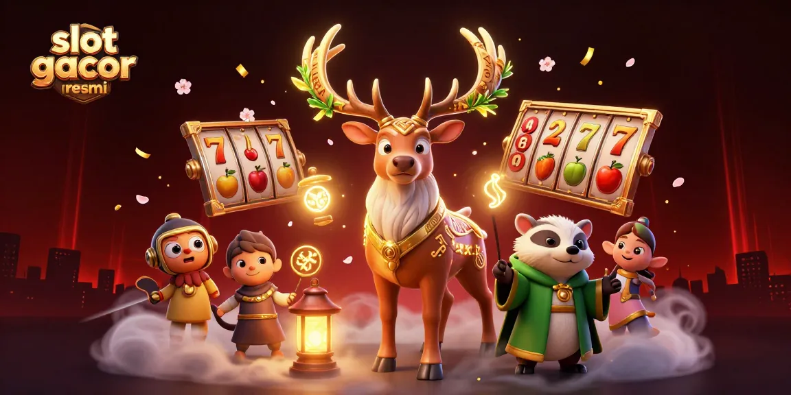 Experience thrilling gameplay with slot gacor resmi in this vivid illustration featuring dynamic slot elements.