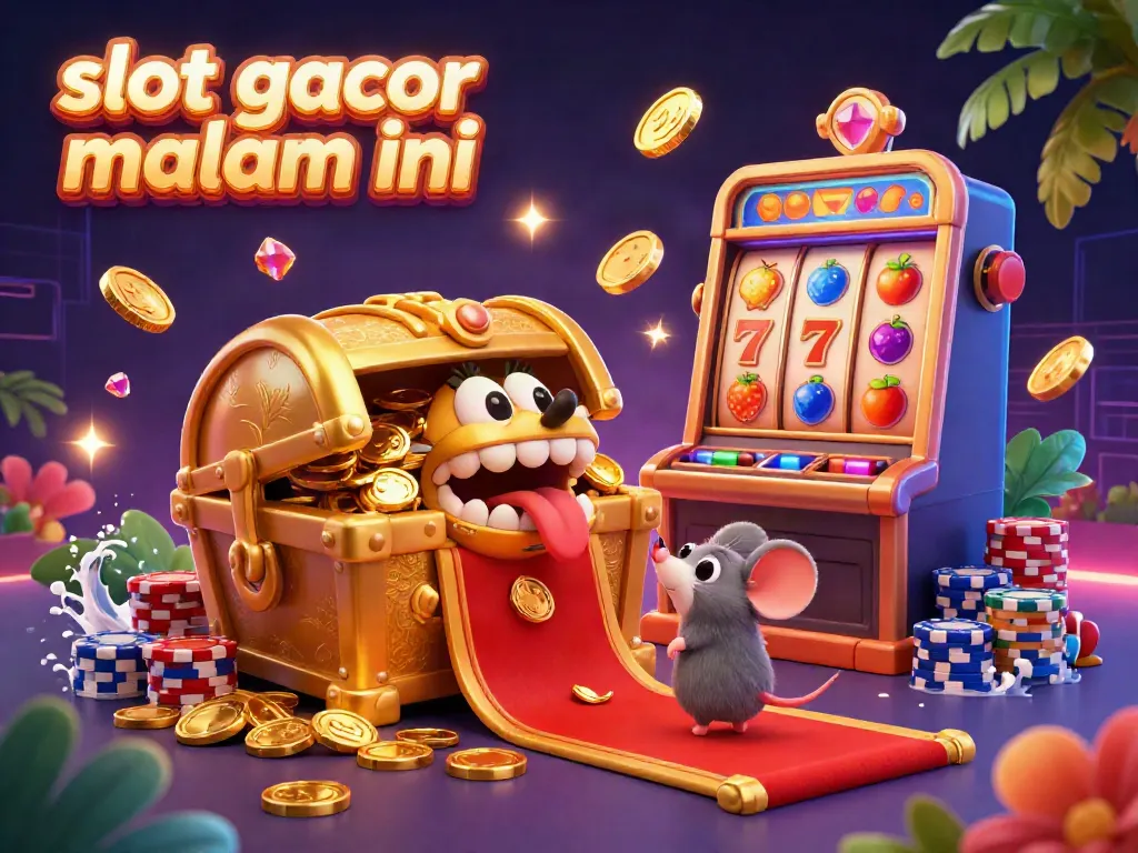Menyambut peluang dengan slot gacor malam ini, simbol beruntung dan harta berkilau siap menarik perhatian penjudi.
