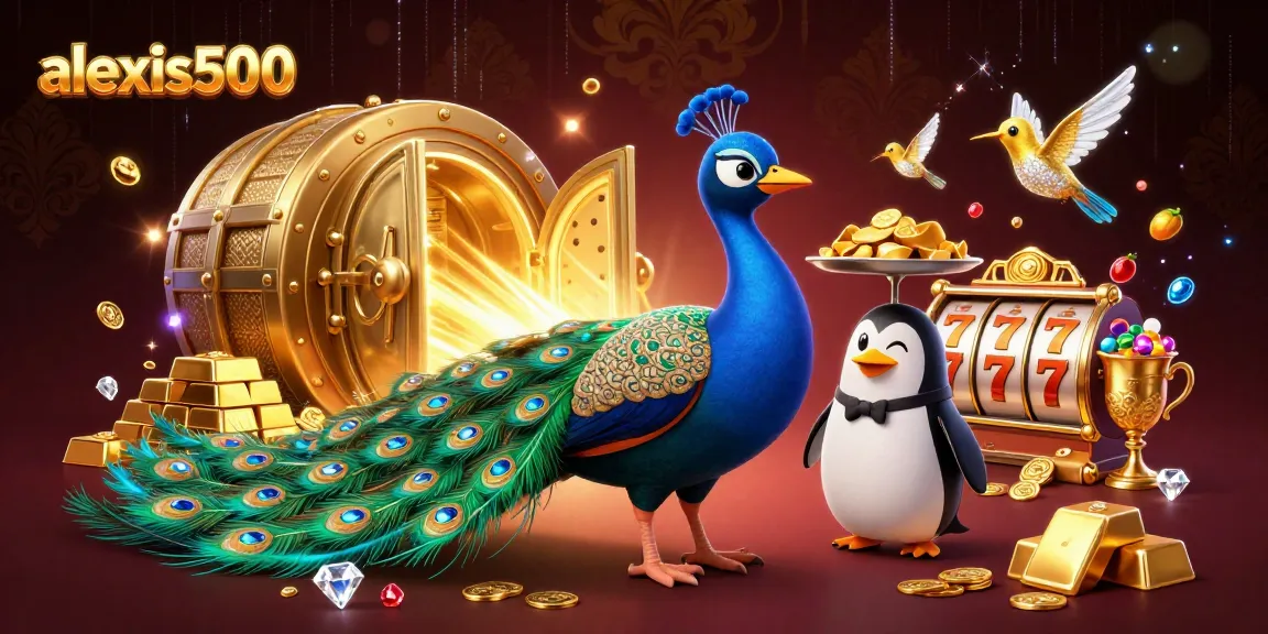 Engage with alexis500's vibrant slot experience featuring gem-encrusted characters and gold treasures.