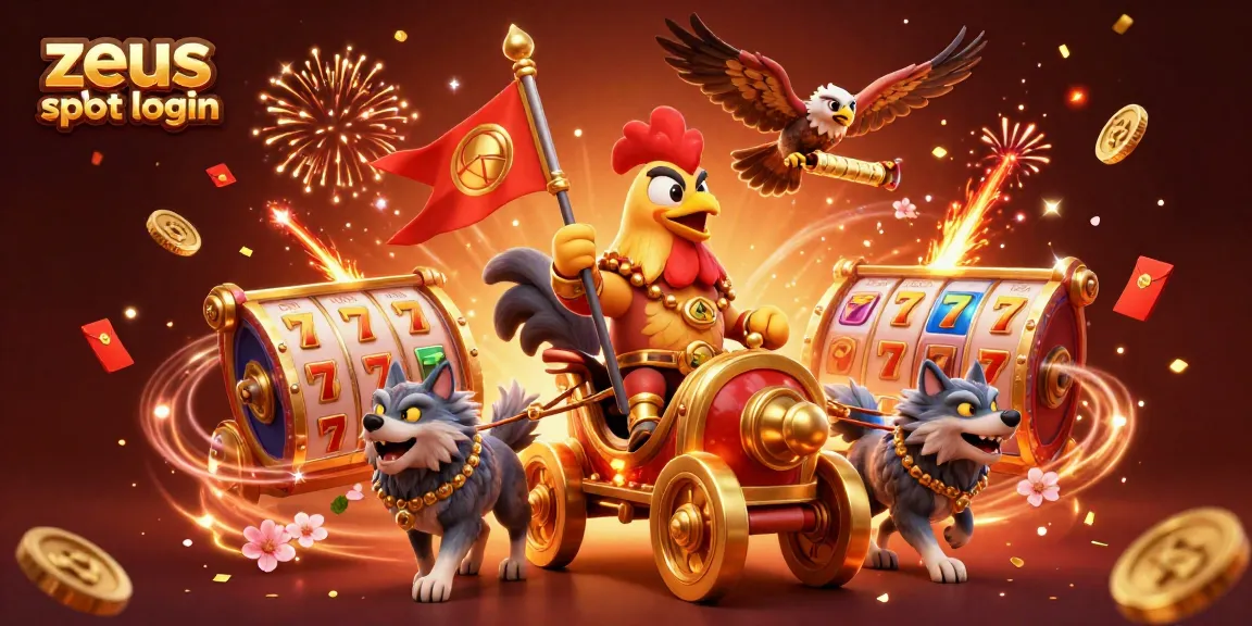 Experience thrilling wins with zeus slot login in an ultra-detailed 3D casino illustration.