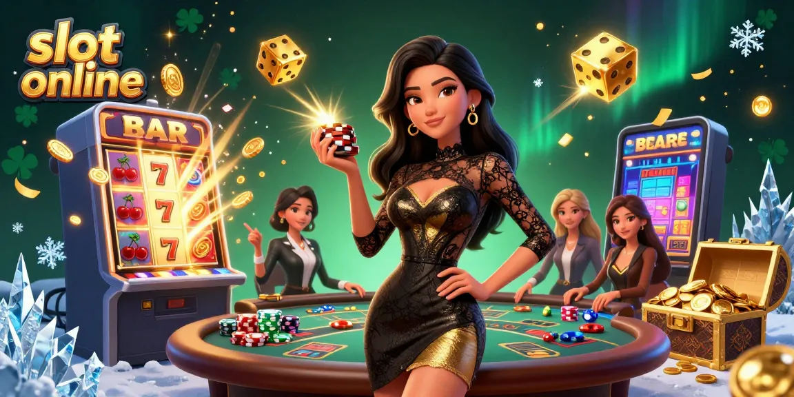 Putar gulungan dan menangkan besar dengan pengalaman slot online yang menarik penuh dengan koin dan visual cerah.
