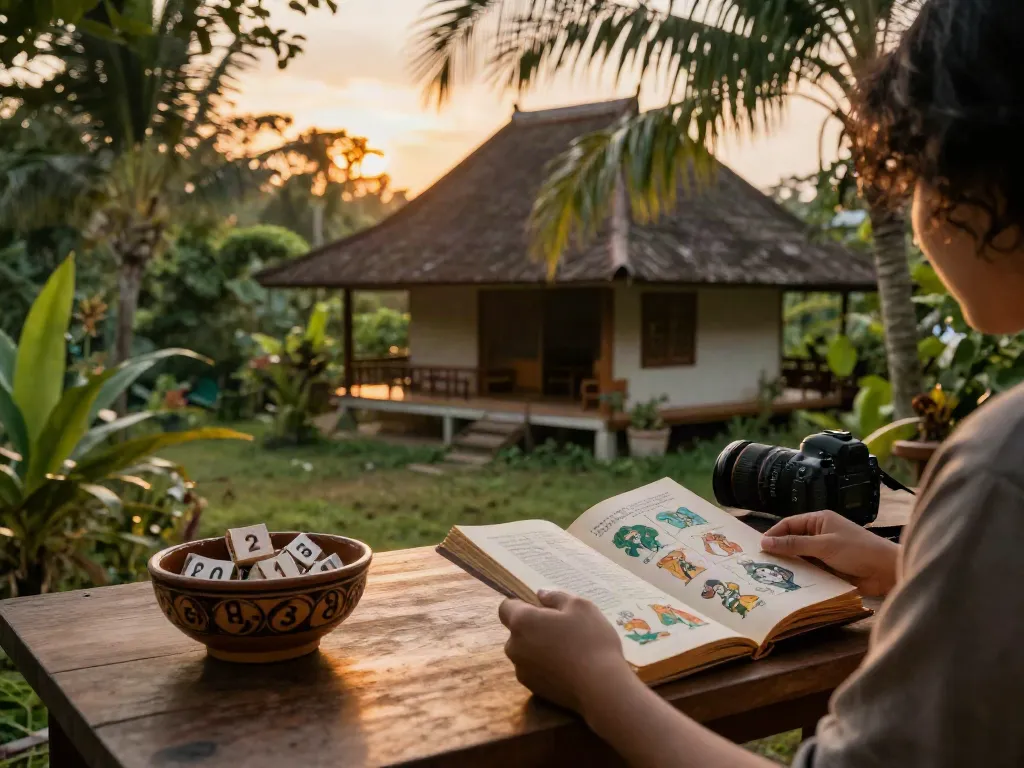 Bukumimpi138: Penafsiran mimpi dengan angka keberuntungan di rumah tradisional Indonesia.