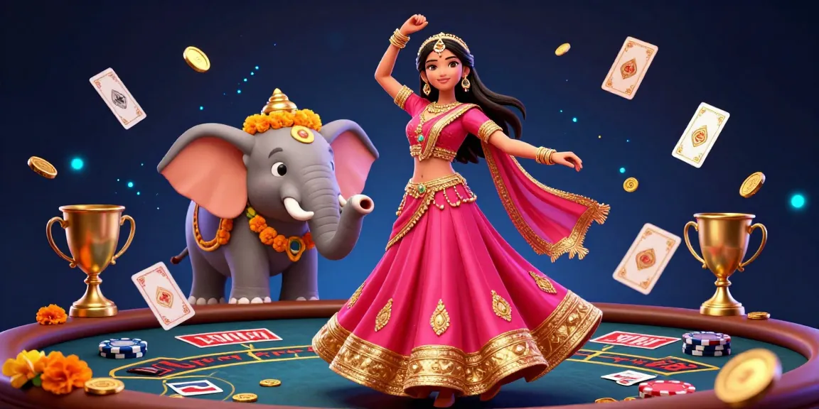 Experience free credit baccarat with vibrant casino elements featuring dynamic game elements and attractive characters.