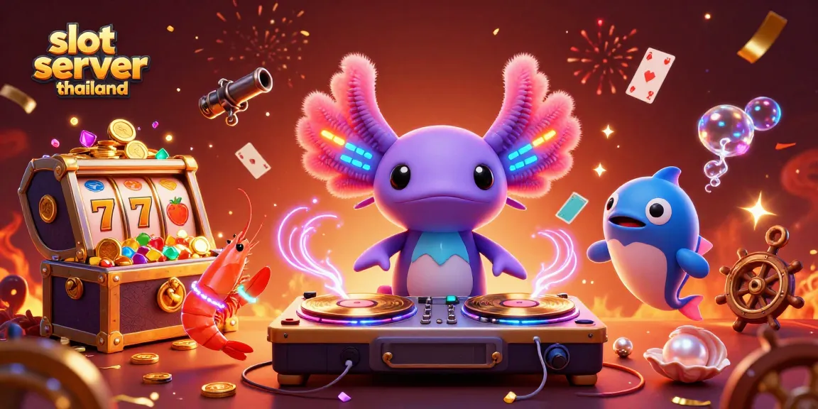 Play exciting slot games at the vibrant slot server thailand with colorful underwater characters.