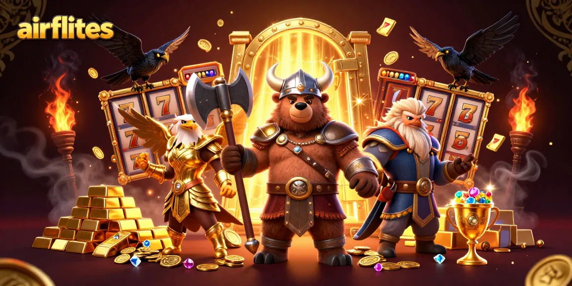 Experience thrilling action at airflites with jackpots, slot machines, and casino treasures.