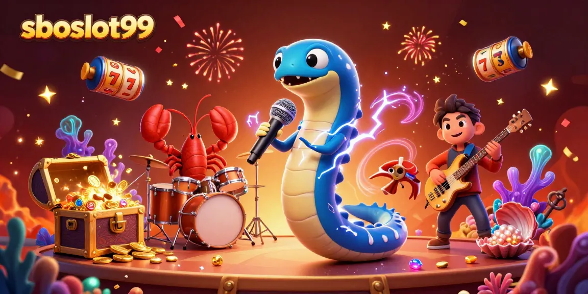 Experience thrilling gaming with sboslot99 as the DJ eel electrifies an underwater casino!