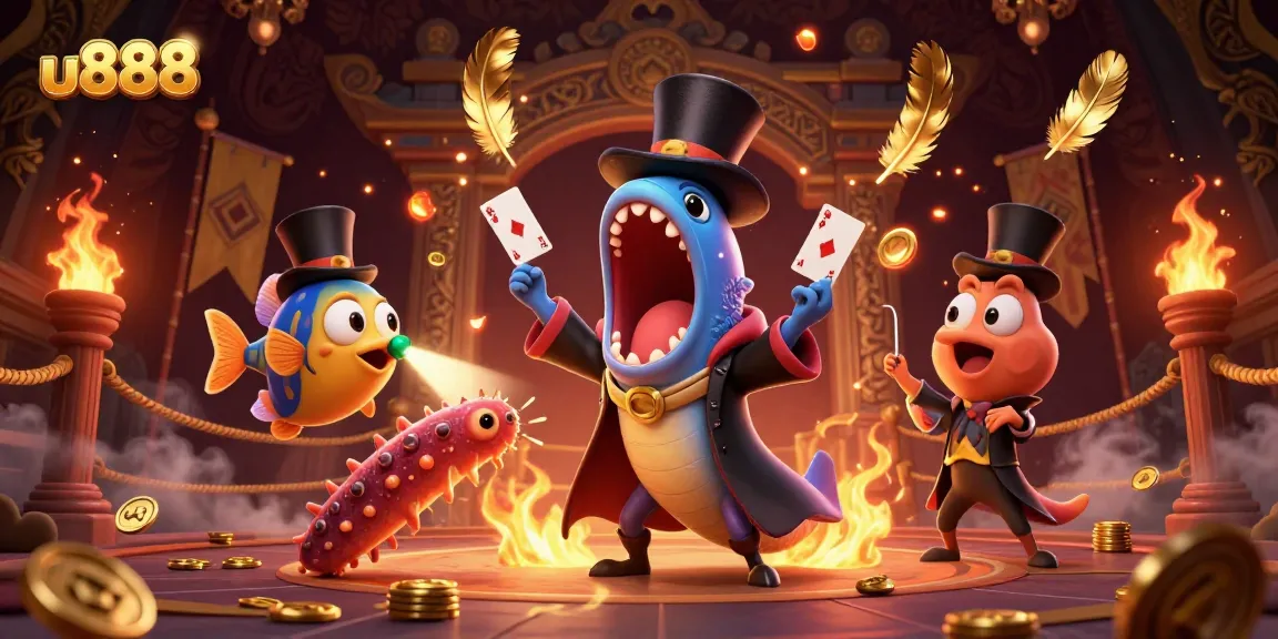 Experience thrilling card tricks with u888's magical underwater casino adventure featuring bioluminescent creatures.
