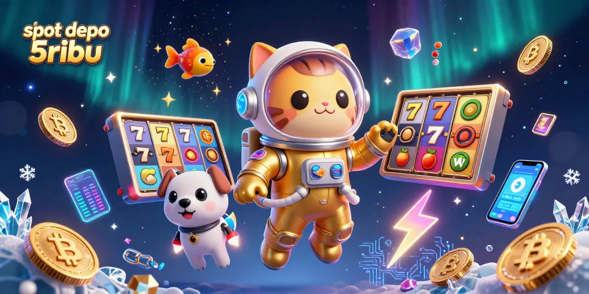 Experience winning excitement with slot depo 5ribu in a dynamic 3D casino scene.