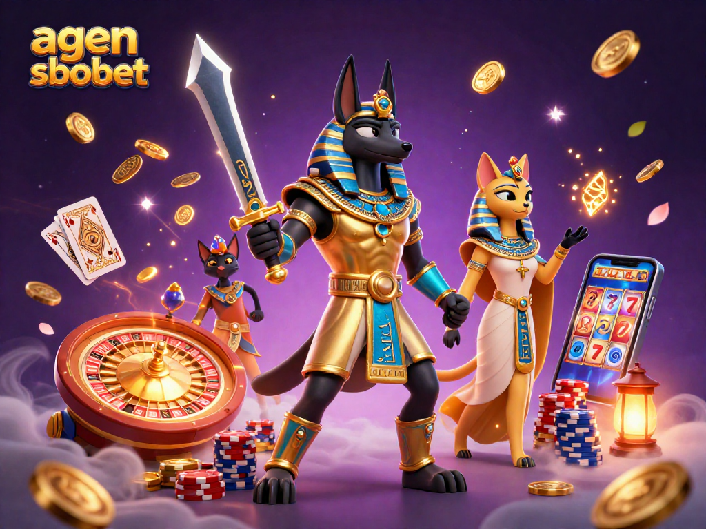 Experience thrilling games with agen sbobet, featuring ancient warriors and dynamic casino elements.