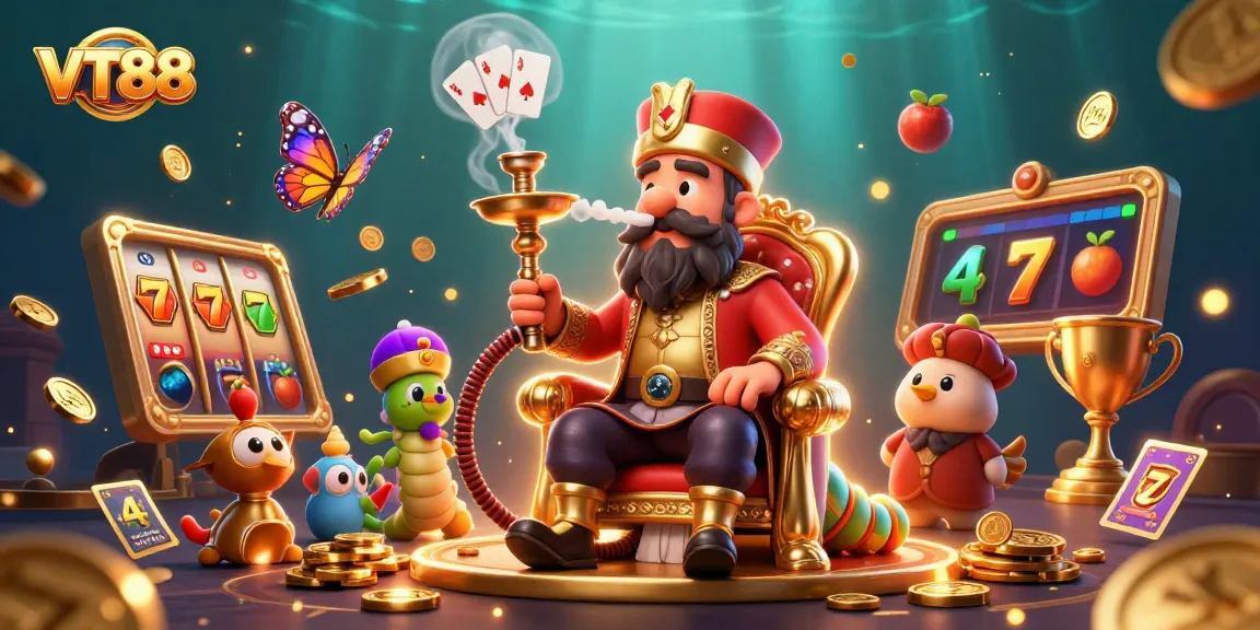 Engage with VT88's thrilling casino games featuring slot reels and glittering jackpots.