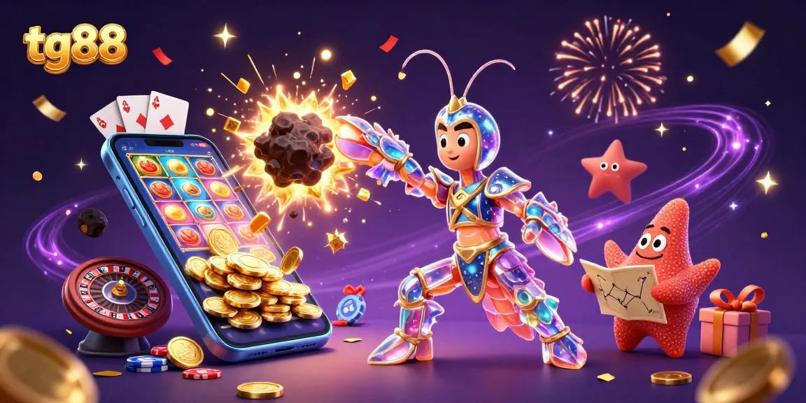 Spin colorful slots and win big with tg88's galactic gaming experience.