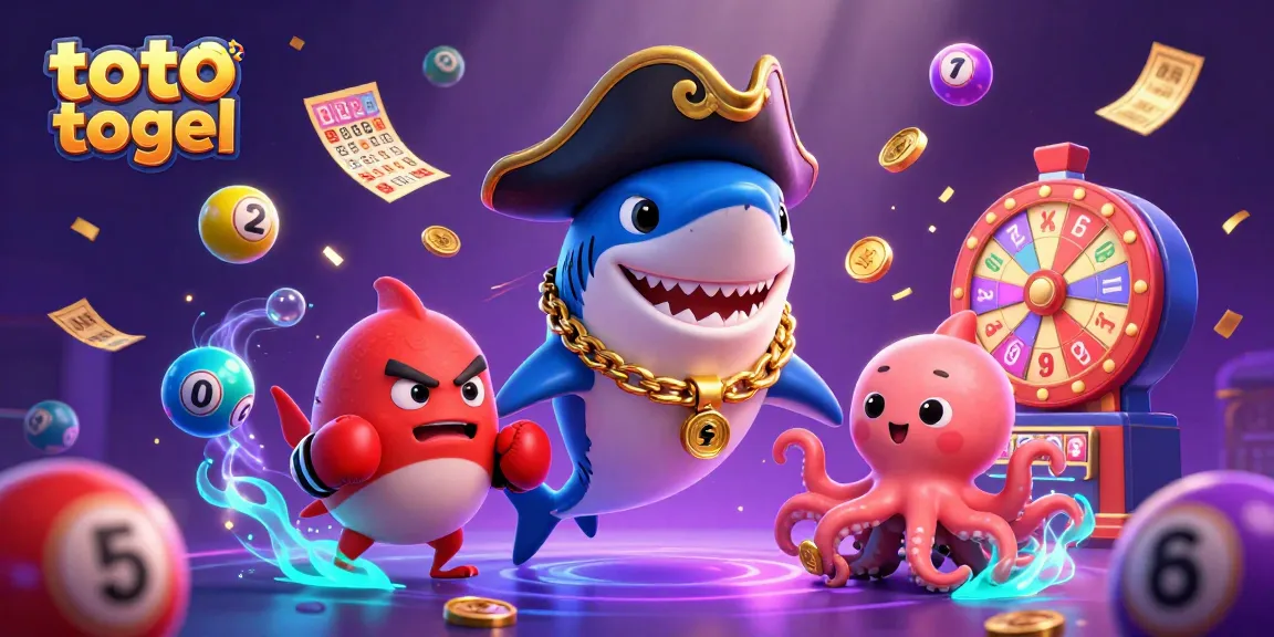 Engage with toto togel in an exciting underwater world featuring vibrant characters and casino elements.