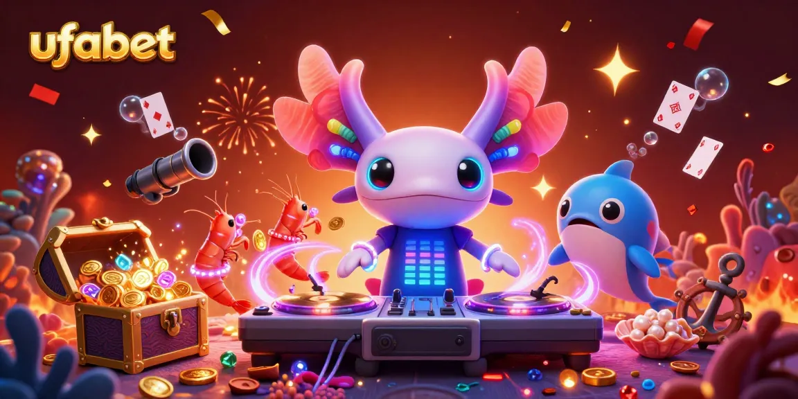 Experience ufabet gaming excitement with vibrant characters and dazzling underwater treasures.