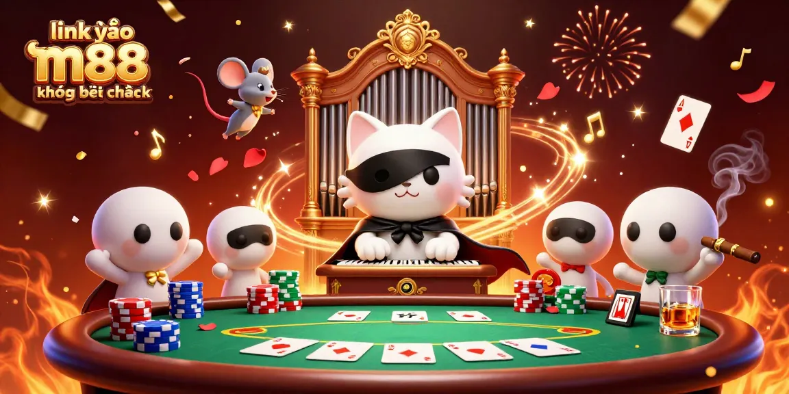 Tham gia vào link vào m88 không bị chặn khi cảnh casino đầy sức sống diễn ra với những yếu tố lễ hội.
