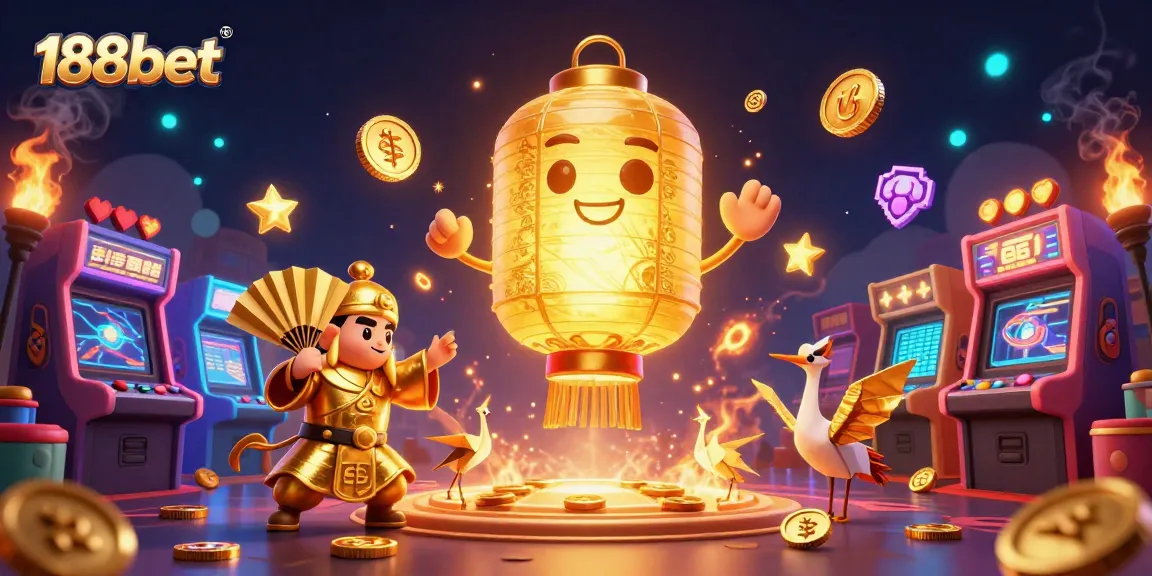 Experience the excitement of 188bet online gaming with dynamic casino characters and vibrant elements.