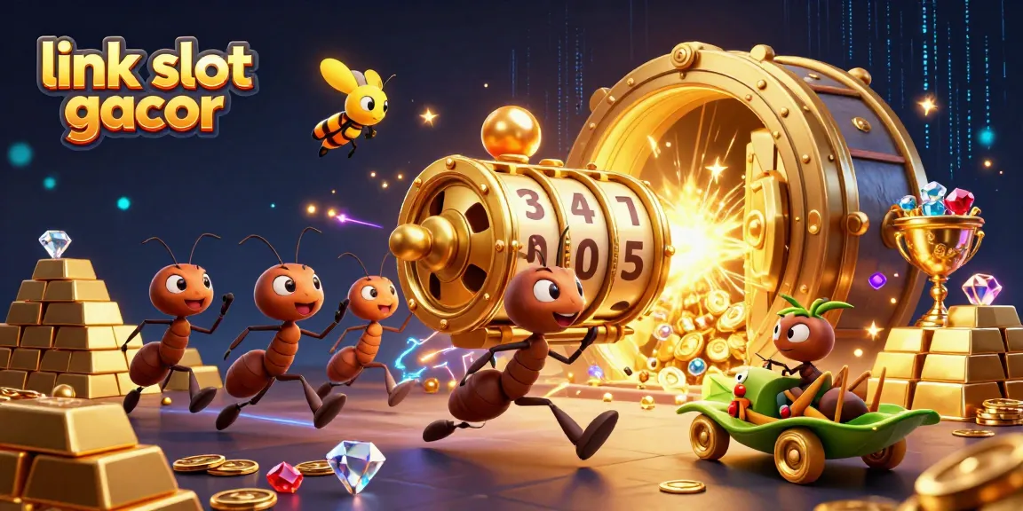 Menangkan jackpot dengan link slot gacor sambil dikelilingi harta karun berkilauan