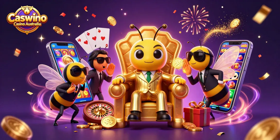 Experience exciting gameplay at Caswino Casino Australia with dynamic slots and festive visuals.
