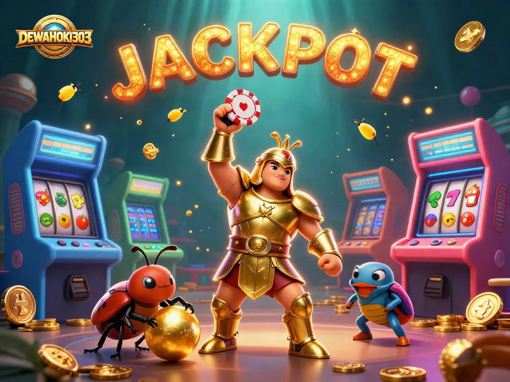 DEWAHOKI303 menghadirkan jackpot slot online yang meriah dengan karakter 3D yang menarik.