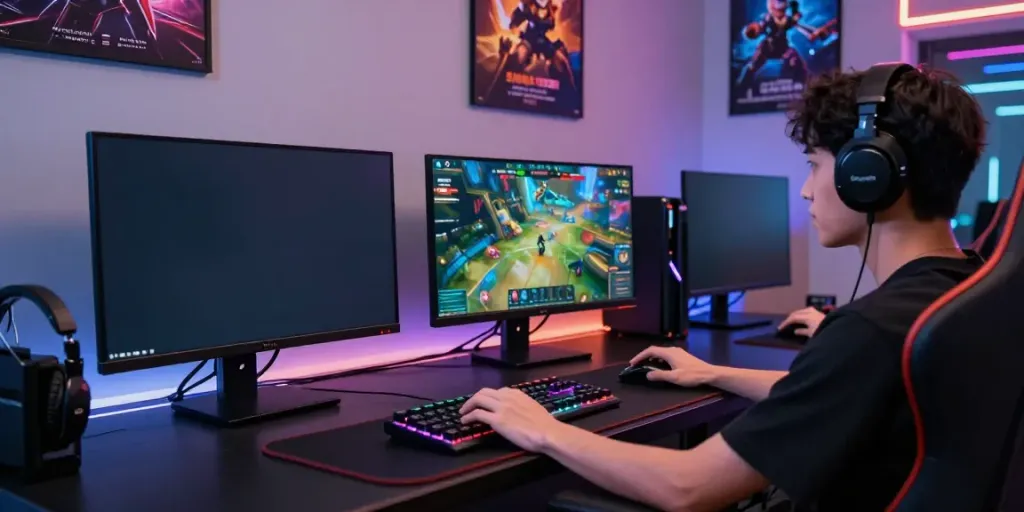 Engaging SINGATOTO link gameplay scene showcasing a player immersed in an online gaming experience.