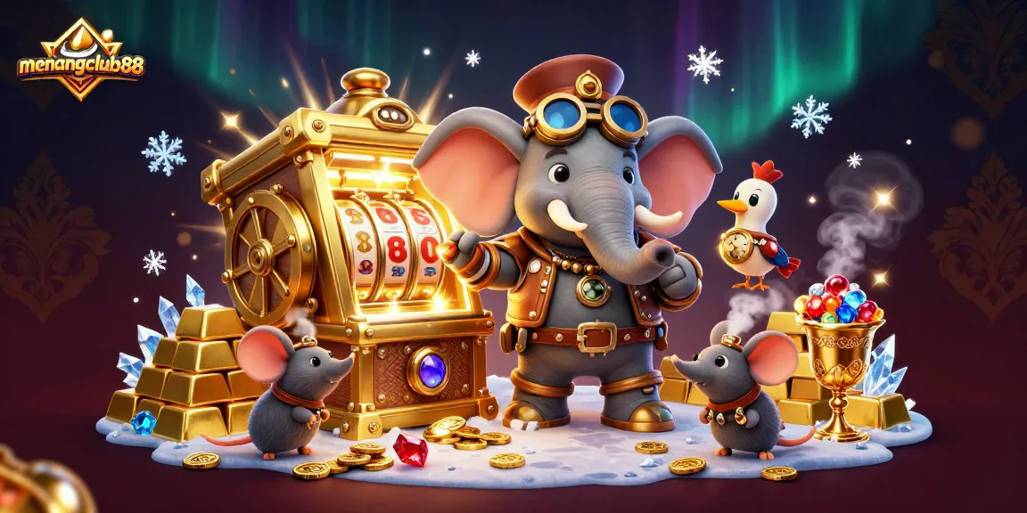 Experience thrilling wins with menangclub88’s lively steampunk-themed slot adventure.