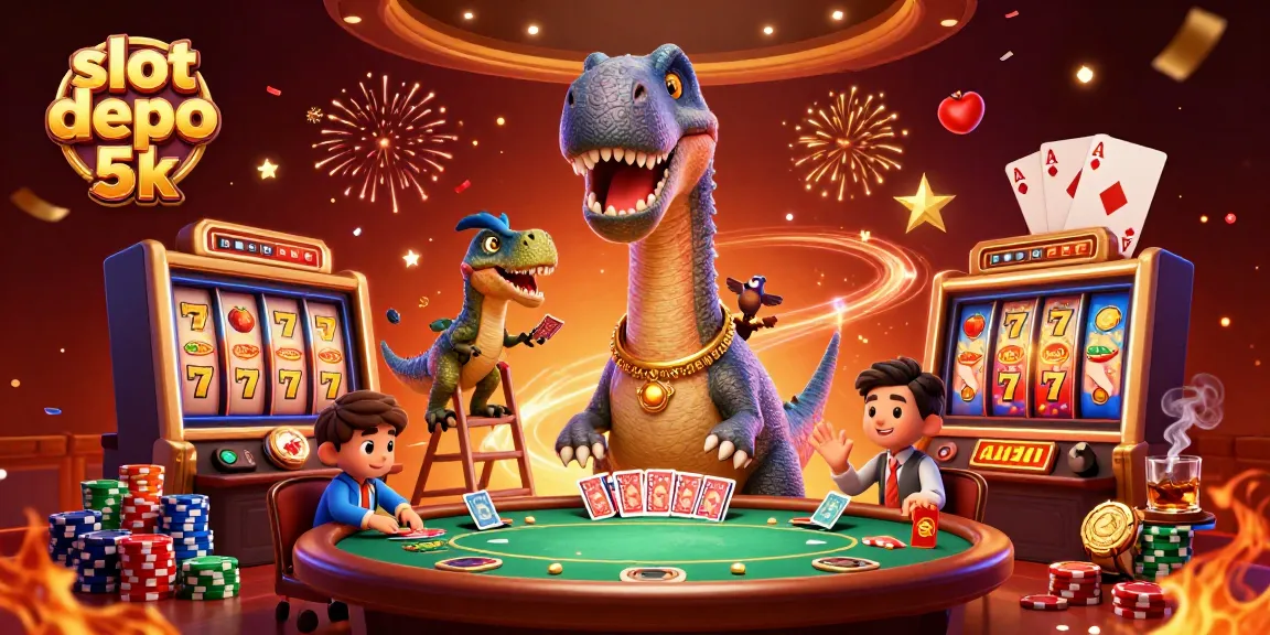 Menangkan jackpot di slot depo 5k dengan kesempatan tinggi dan deposit murah Rp 5000.