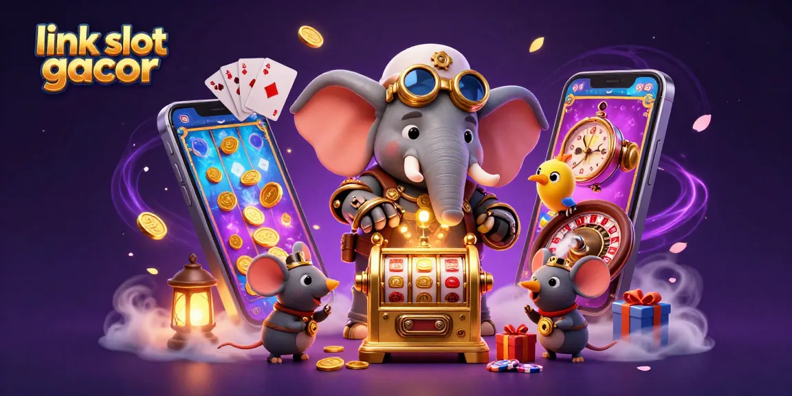 Menangkan pengalaman permainan di link slot gacor dengan ilustrasi kasino yang menarik dan penuh detail.