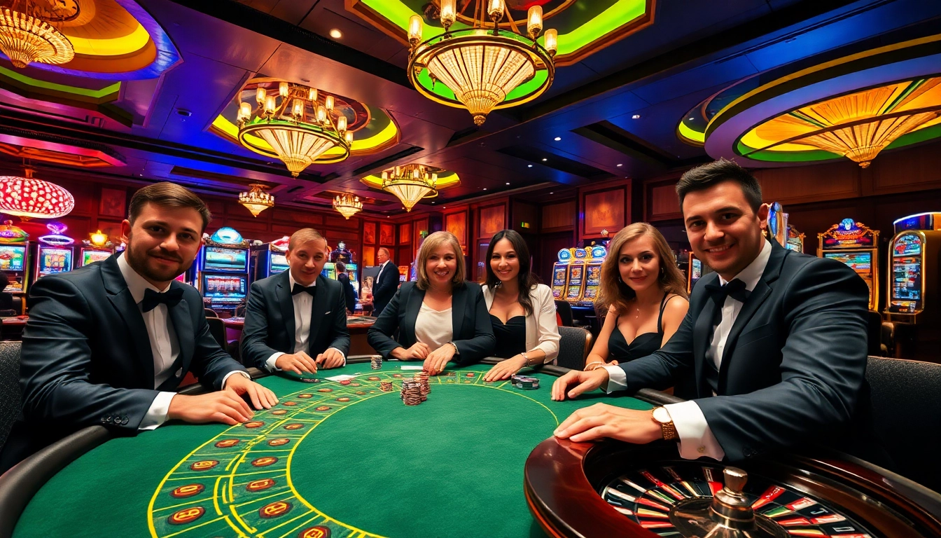 Players enjoying the excitement of gambling at a professional casino environment like https://xx88.nl/.