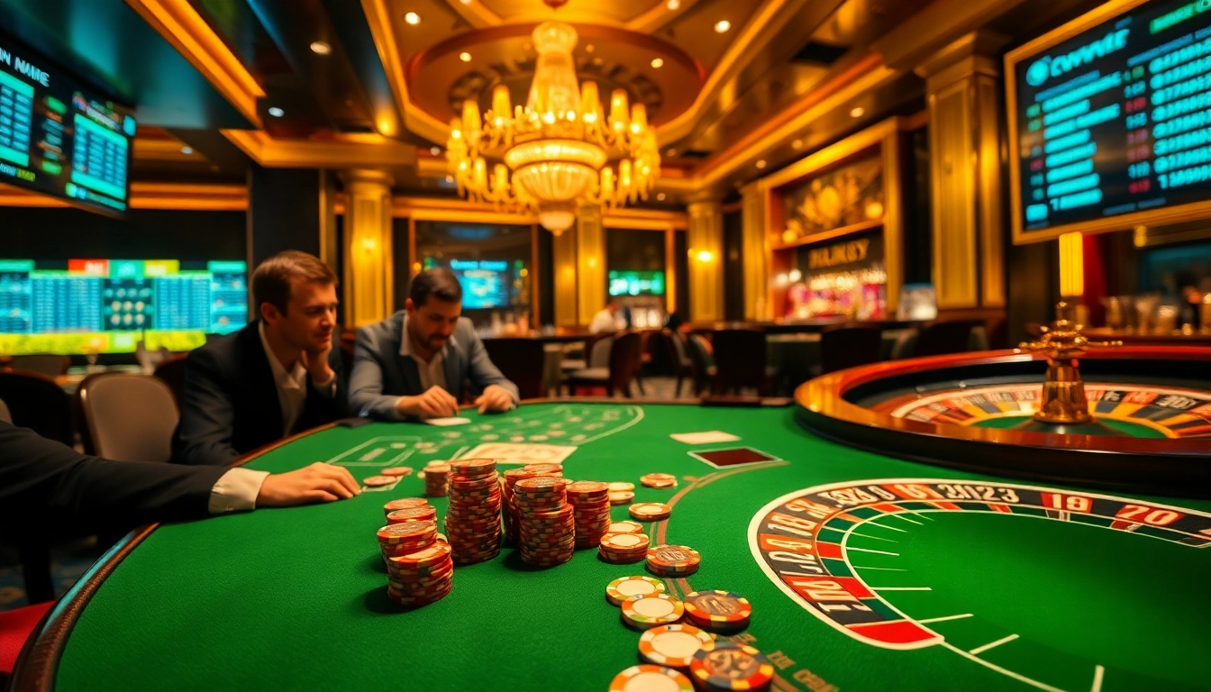 Engage with 789CLUB’s thrilling casino scene featuring intense poker gameplay and roulette excitement.