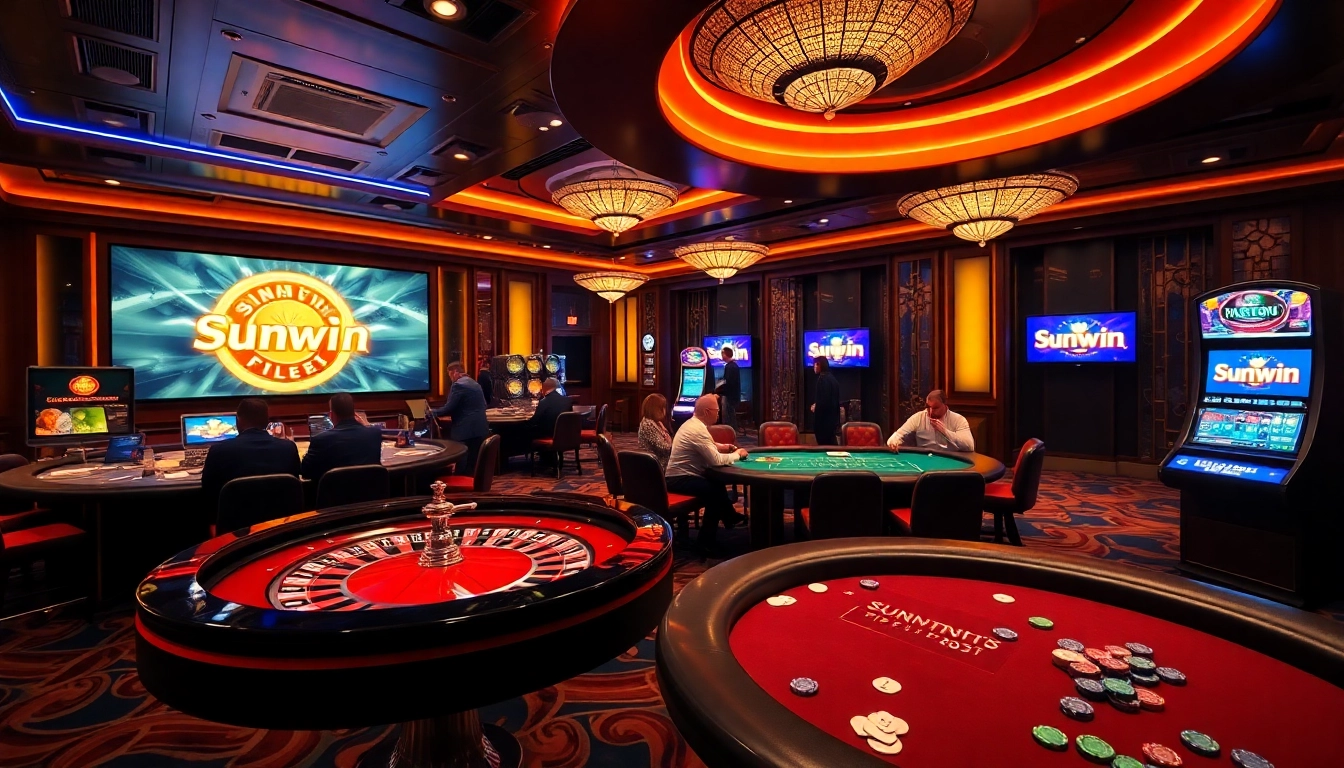 Experience the excitement of sunwin at a luxurious casino with exciting games and vibrant atmosphere.