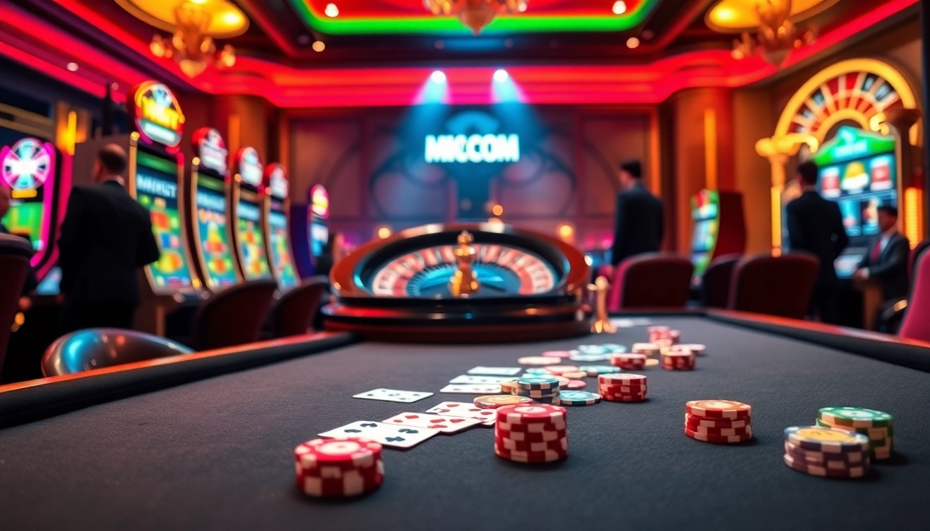 Engage in thrilling gameplay at MK8.COM with vibrant casino elements like roulette and poker.