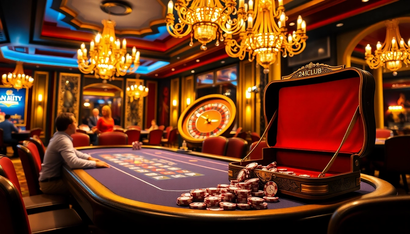 Trải nghiệm cảm giác hồi hộp khi chơi game tại 24kclub với poker cược lớn và sự kịch tính của roulette.