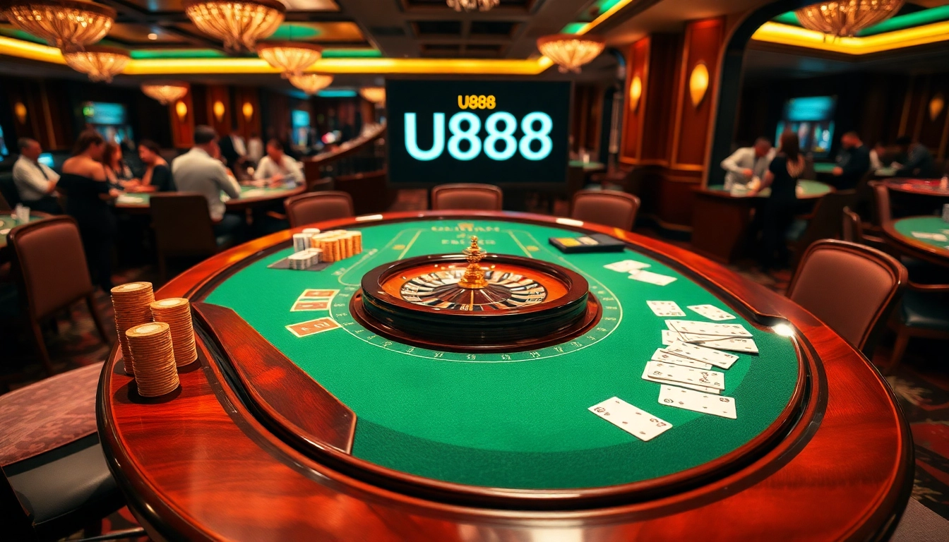 Experience the thrill of U888 casino gaming with vibrant tables, advanced betting options, and elegant design.