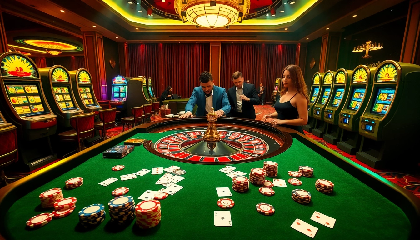 Experience the thrill of luck8 with vibrant casino tables and exciting games.